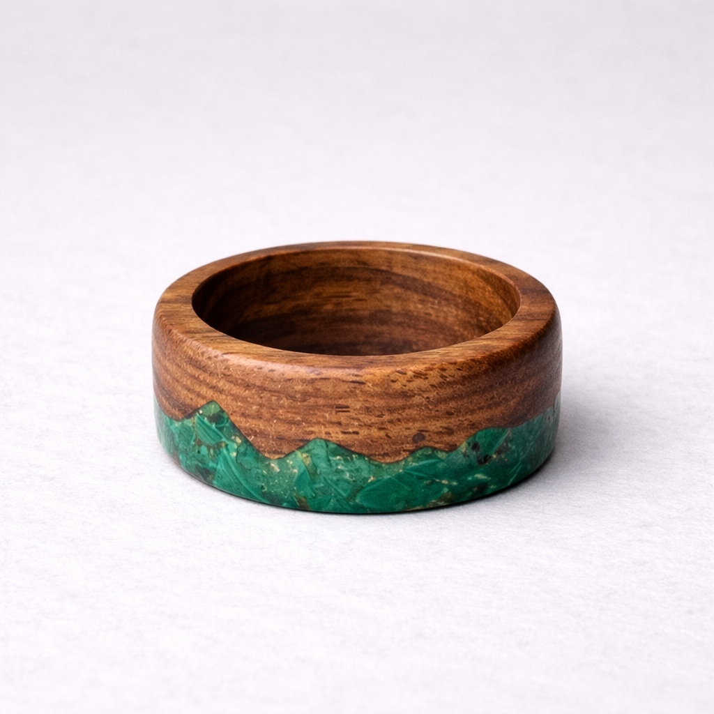 Malachite Inlay Mountain Band