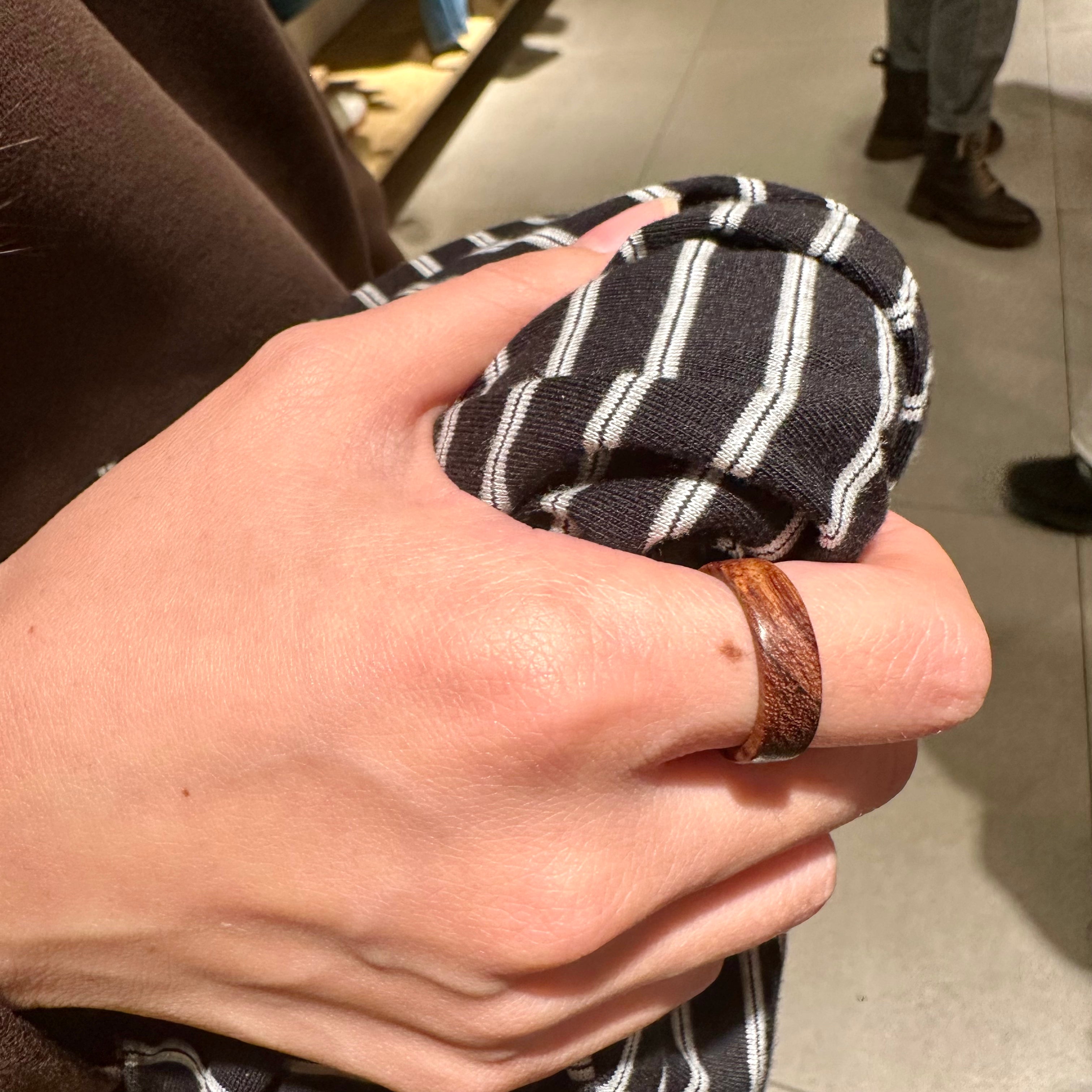 Yellow Sandalwood Plain Band